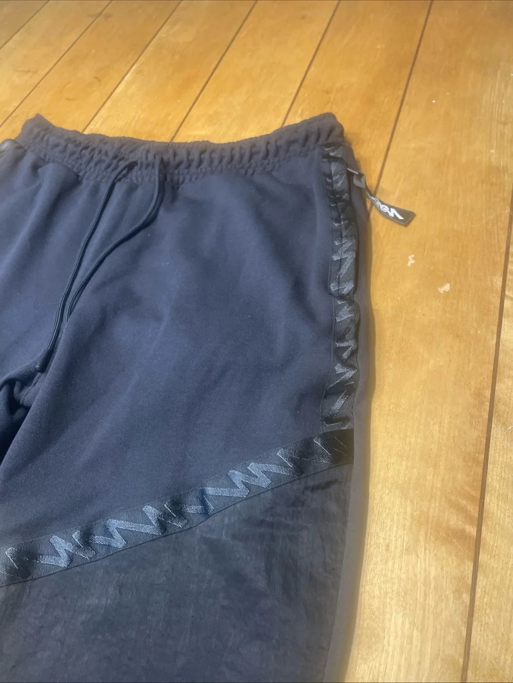 Air Jordan Dri Fit Zion Fleece Black Performance Joggers with Jumpman Large